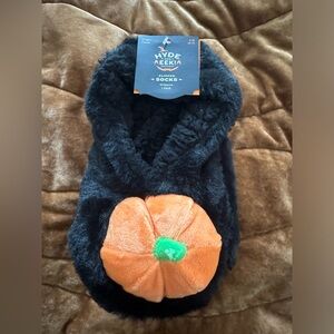 Target Halloween Pumpkin Slipper Socks Size 5-7